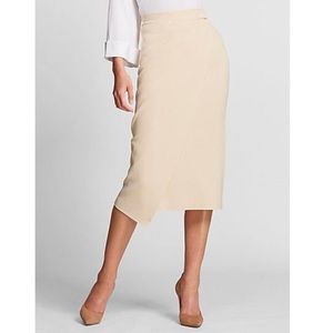 Gabrielle Union NY&Co Beige Knit Skirt NWOT XS